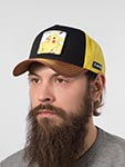 Бейсболка CAPSLAB арт. CL/PKM6/1/CT/PIK Pokemon Pikachu (черный / светло-коричневый)